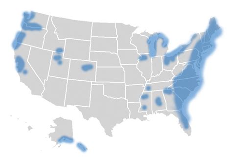 american shad range map.